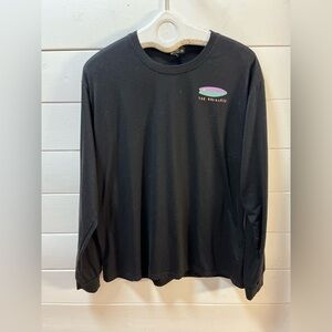 NOTICE THE RECKLESS Black Graphic Long Sleeve Top – XL